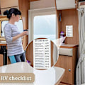 Pikkukuva 3 / 5: Memo-muovitaulu Rv-tarkistuslista/Omat askareeni/Muistutus vanhustenhoidosta (FMY) RV Checklist