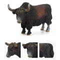 Miniatyrbillede 3 af 5: Yak Model Realistiske Uddannelseslegetøj Nyhed Simulering Tyr Aktionsfigurer Børnegaver  (FMY) B