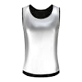 Miniatyrbilde 3 av 5: S-5XL Herre Gym Undertøy Hudvennlig. Multifunksjonell Umiddelbar Flat Mage Effekt Sølv Pustende Slankende Kroppsformende Vest (FMY) Silver S-M