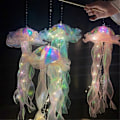 Miniatyrbilde 3 av 5: Manetlykt Nattlys Bærbar Blomsterlampe Hengende Manetlys (FMY)