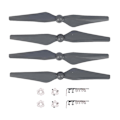 Miniatyrbild 1 av 5: 4st 9450s Propeller För Dji Phantom 4 Pro 4a Advanced Drönare Snabbfäste Blad Cc Cw Propellrar Vinge Med Monteringsbas Reservdelar (FMY) Gray