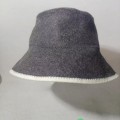 Miniatyrbillede 2 af 5: Saunahat, Filt Russisk Saunahat, Vandabsorberende Badehat, Genanvendelig Fisker Saunahat, Banya Hat til Mænd Kvinder 2024 Ny Eksplosion DG  (FMY) White and Grey
