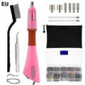 Rhinestone Hot-fix Applicator Full Set Diy Rhinestone Applicator Kit Crystal Glass Drill Eu Plug  (FMY)