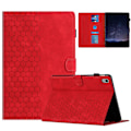Miniatyrbillede 1 af 5: Præget læderetui til iPad 10. generation 10.9 2022 (FMY) Red