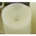 Miniatyrbilde 3 av 5: USB-oppladbare flammefrie elektriske stearinlys i elfenben, dryppfrie, parafinvoks, dansende bevegelig veke, søylelys, hjem, bar, bryllup, jul (FMY) 1pc 15CM only