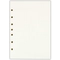 Miniatyrbild 2 av 5: A5 6-ring Pärm/planeringspapper för Filofax, 6 hål, 45 ark/90 sidor, prickigt (FMY)