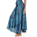 Miniatyrbild 1 av 5: Lång Bohemisk Gypsy Boho Hippie-kjol för kvinnor (FMY) blue