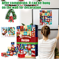 Miniatyrbillede 2 af 5: Julekalender Puslespil Legetøj Jule Nedtælling Kreativ Legetøj Julekalender Puslespil Kan Hænges Dekoreret Gave (FMY) Christmas advent calendar puzzle