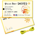 Pikkukuva 1 / 5: 50 kpl You've Been Ducked -kortteja, Ankkakyltit, Ankkapelin kortit, DIY Jeep -ankkakortti reiällä ja narulla (FMY)