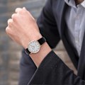 Miniatyrbild 4 av 5: Herrar Casual Klocka Rund Urtavla Konstläder Rem Kvartsrörelse Män Tonåringar Armbandsur Mode Smycken (FMY) Brown