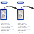 Miniatyrbilde 2 av 5: 7.4V 5200mah batteri erstatning for fiske agnbåt (FMY)