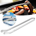 Miniatyrbilde 2 av 5: BBQ-pølsetang med langt håndtak, multifunksjonell, robust grilltang for utendørs matlaging (FMY) 1 pcs