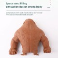 Miniatyrbild 2 av 5: Simulering Squish Stretchy Spongy Squishy Monkey Gorilla Stress Relief Toy Vent Doll  (FMY) Brown 15*12