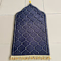 Miniatyrbillede 1 af 5: Flannel Bønnemåtte Tilbedelse Tæppe Tilbedelse Præget Tæpper  (FMY) Blue