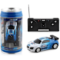 Miniatyrbillede 1 af 4: 1 Sæt Mikro Fjernstyret Bil Med Vejspærringer Coca-Cola Dåse Design Kreativ Simuleringsracerbil Legetøj Børnegave (FMY) Blue