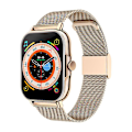 Miniatyrbild 3 av 4: Samtal Smart Klocka Encoder Hd Röstassistent Blodtryck Puls Armband (FMY) Gold