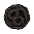 Pikkukuva 5 / 5: Keinotekoinen synteettinen hiusnuttura jatke joustava aaltoileva morsiusdonitsi chignon hiuslisäke Qinhai  (FMY) Dark Brown