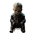Miniatyrbillede 1 af 2: Halloween Horrorfilm Temafigurer Babydukker Legetøj Bordpynt Fest Hjem Dekoration Gaver (FMY) C