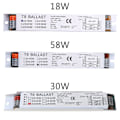 Miniatyrbilde 3 av 5: T8 2x18/30/58W Elektronisk Forkobling for Fluorescerende Lampe Universell (FMY) 30W