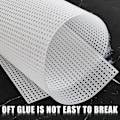 Miniatyrbillede 3 af 5: 10 stk. Mesh Plast Canvas Ark 19,6x13 tommer til Broderi Håndværk, Akryl Garn Håndværk, Strik (FMY) White