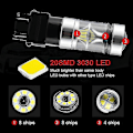 Pikkukuva 2 / 5: 2 kpl Canbus Jeep Grand Cherokee 2011 2012 2013 3157 LED Päiväajovalot P27/5w P27/7w T25 Auto DRL Lamppu (FMY) 2pcs LED Red