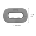 Miniatyrbilde 2 av 2: Kjøleskaplås Skapdørlås Kjøleskapdørlås Flye245543  (FMY) Gray One Size