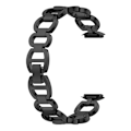 Miniatyrbillede 1 af 5: Metalrem til Fitbit-Luxe - Vandafvisende, Slidstærkt og Faldbeskyttet (FMY) Black