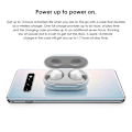Miniatyrbilde 4 av 5: Laderboks Utbyttbar Rask Lading Lettvekt Ekte Trådløs Stereo Øretelefon Laderetui For Samsun-g Galaxybuds+/buds Sm-r175/170 Jikai  (FMY) White