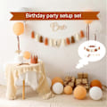 Miniatyrbillede 2 af 4: 1 års fødselsdag Højstol Banner Tassel Girland Pige Håndlavet Boho Fest Dekoration Babyshower Fødselsdag Flag Værelse Loft Banner Kit (FMY) Pink