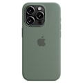 Miniatyrbillede 1 af 3: Silikon Telefon Cover til iPhone 15 Pro Case Kompatibel med MagSafe (FMY) Green iPhone 15 Pro