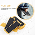 Miniatyrbillede 5 af 5: 20 stk./parti Sort Træ Fingerboard Deck Udskåret Tape Stickers Sort Skum Greb Tape Stickers 38mm*110mm  (FMY) black