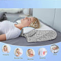 Miniatyrbild 2 av 4: Memory Foam Cervicalkudde, 2 i 1 Ergonomisk Kontur Ortopedisk Kudde för Nacksmärta, Konturerade Stödkuddar för Sidosovare Ryggsovare Magsovare (FMY) A 59x37x12