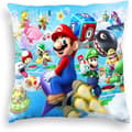 Super Mario Bros-tema kuddfodral prydnadskudde heminredning soffa säng barnrum dekoration (FMY) E