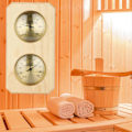 Miniatyrbillede 3 af 3: Sauna Termometer Stor Skærm Ingen Batteri Krævet Høj Præcision Vægmonteret Temperatur Overvågning 2-i-1 Sauna Digital Termometer Hygrometer (FMY) A