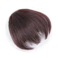 Miniatyrbilde 5 av 5: Fornnerg Jenter Uregelmessig Høy Temperatur Fiber Falsk Frynser Bangs Hårstykke Hårforlengelse (FMY) Natural Black