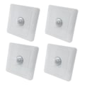 Miniatyrbild 1 av 5: 4x Pir Infraröd Rörelsesensorsbrytare 220v Auto Kontroll Led Lampbelysningsbrytare Smart Kroppsinduktion (FMY) white