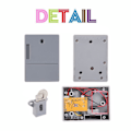 Miniatyrbild 5 av 5: Osynlig elektronisk skåplås, dolt lås, Diy Rfid-lås LAT-CH för trådörrar, lådor, skåp (FMY) A