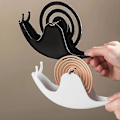 Miniatyrbillede 4 af 5: Røgelseholder, myggespiralholder, snegleformet røgelsesbrænderholder til boligindretning på kontoret i soveværelset, myggespiralornament (FMY) Black