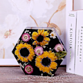 Miniatyrbillede 3 af 5: Harpiksforme, store harpiksforme i silikone (20x23x5 cm), sekskantede harpiksforme til konservering af blomster, dybe forme til harpiksstøbning