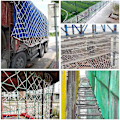 Miniatyrbillede 5 af 5: Fety Net Trailer Net - Tungt Fragtnet til Container - Fety Net til Trailer Last - Fastgørelse af Fragt Dæksel til Lastbil Gelænder - Flere Størrelser (farve: 10c (FMY) 10cm Mesh 1x10m3x33ft