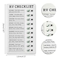 Pikkukuva 2 / 5: Memo-muovitaulu Rv-tarkistuslista/Omat askareeni/Muistutus vanhustenhoidosta (FMY) RV Checklist
