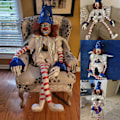Miniatyrbild 3 av 5: Poltergeist Clown Docka Läskig Clown Plysch Docka Leksaker Mjuk Fylld Docka Dec, 100% Ny (FMY)