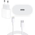 20W Snabbladdare USB-C Strömförsörjning för iPhone 14 Pro - (FMY)