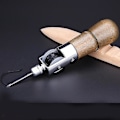 Miniatyrbillede 2 af 4: Diy læder hånd symaskine syning læder sting symaskine  (FMY)