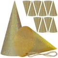 12 stk Bursdagshatter Glitter Partyhatter Hodeplagg for Barn og Voksne (FMY)