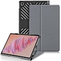 Pikkukuva 1 / 5: Lenovo Tab Plus 11,5 tuuman TB351FU -kotelolle lämmönpoistoteline nahkainen tablettisuojus - ruusukulta (FMY) Grey Lenovo Tab Plus