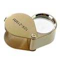 Miniatyrbillede 4 af 5: 10x Forstørrelsesglas Smykkeforstørrelsesglas Juvelerøje Foldbar Smykke Loop Loupe (Guld)  (FMY) Golden