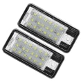 Miniatyrbild 1 av 5: Bil LED-skyltnummerplatta Ljuslampa Vit För - A3 S3 8p A4 B6 B7 A5 A6 4f Q7 A8 S8 C6  (FMY)