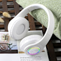Pikkukuva 2 / 5: B39 Langattomat Kuulokkeet Taitettavat Värikkäät Hengittävät Valot Tukevat TF-Korttia Bluetooth 5.0 Stereo Painava Basso Kuulokkeet Pelille (FMY) White