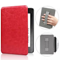 Miniatyrbilde 1 av 5: Slimshell-etui for 7\" Kindle Paperwhite (12. generasjon) 2024 Premium PU-deksel (FMY) red
